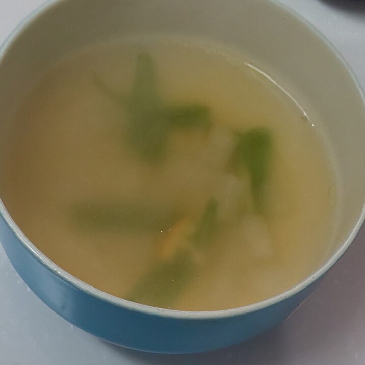 大根とピーマン☆きんかん入り中華スープ☆